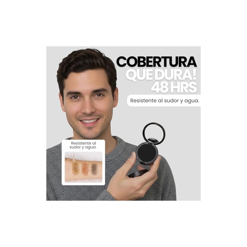 Henrys Polvo para Retocar Raíces Negro 10g, Define Línea del