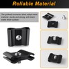 Tcevily 50 Pcs Gridwall Joining Clips Black Wire Grid Panel