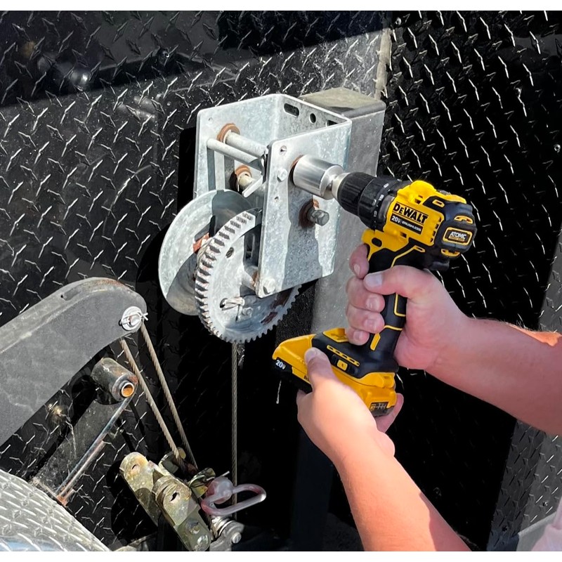 Fish House Winch Adapter for Cordless Drill for Ice Castle