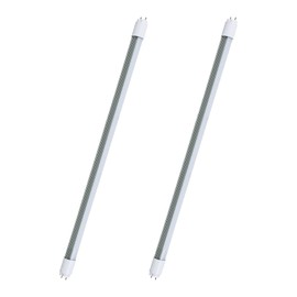 Sokply T8 T12 4FT LED Bulbs Light Tube Type A+B 18W 2250LM, F32T8/F40T12 LED Fluorescent Replacement, 6000K-6500K White Light, Plug and Play or Ballast Bypass, Dual-End, UL & DLC Listed(2 pcs)