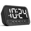 Jisile Digital Alarm Clock with Large Numbers, Digital Alarm Clock