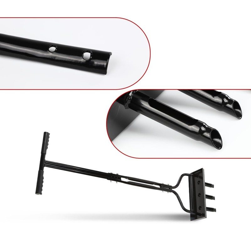 DOTCOM Lawn Aerator Coring Garden Tool with Soil Core Storage