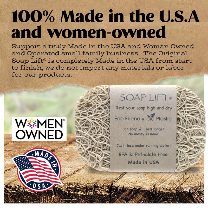 Bone Soap Lift Soap Dish, Two Pack