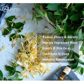 Vanilla & Honeysuckle Essential Oils - 100% Pure Organic Natural Plant Oils for Diffuser, Aromatherapy, Spa, Massage, Yoga, Perfume, Body - 2x10ML