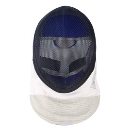 LEONARK Fencing Foil Mask CE 350N Certified National Grade Masque - Fencing Protective Gear (Black, XS)