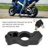 Motorcycle Lock Handlebar Grip Aluminum Protective Horn Lock for Braking