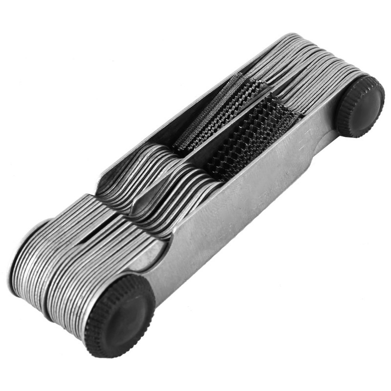 1pc Screw Thread Pitch Gauge of 52 Leaves 2pcs 60°+1pc
