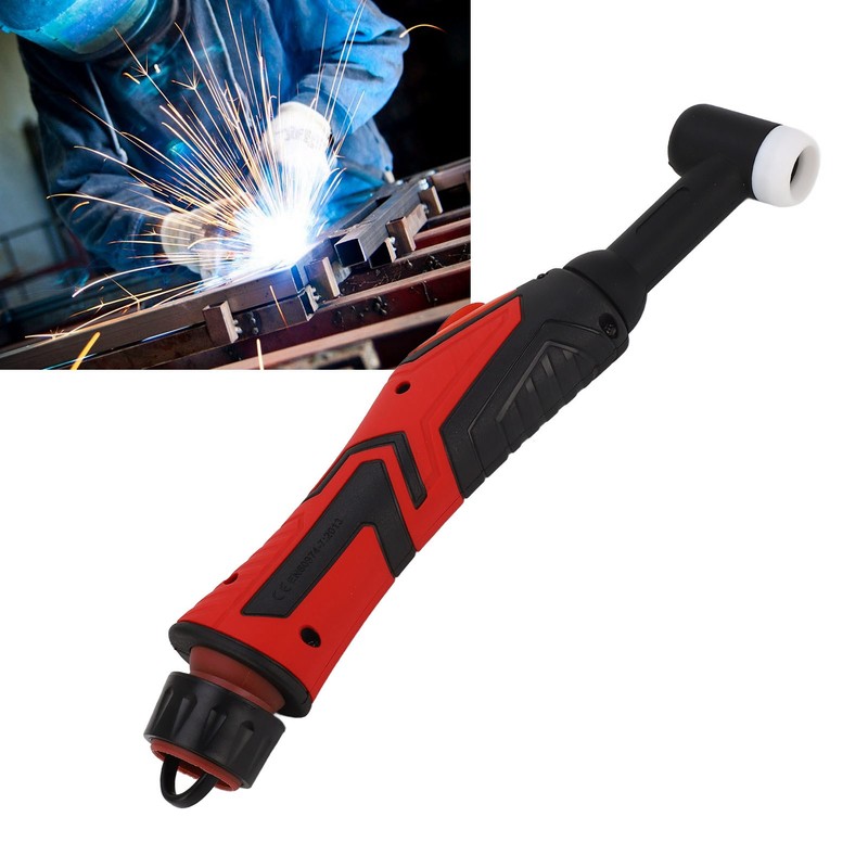 TIG Welder Torch Head Air Cooling 360 Degree Rotation Tail