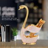 Coffee Dessert Spoon Set European Style Elegant Swan Fruit Scoop