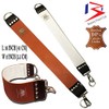 Genuine Leather Sharpening Strop Strap, Brown