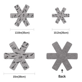 Pan Protectors for Stacking,Set of 18 and 3 Different Size,pan separators Protectors,Cookware Protector Set,Pot Protectors Stacking，Pot Pads Anti-Slip to Avoid Scratching or Marring When Stacking