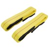Toolly 2 Pack 6' x 2" Lift Sling Straps for
