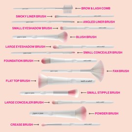 wet n wild Cepillo para delineador ahumado