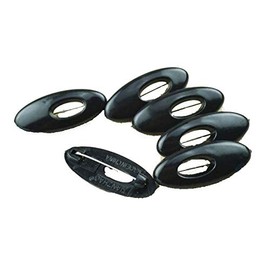 8pc SNAG FREE BLACK SAFETY PINS HIJAB SCARF TAILOR PIN BROOCH