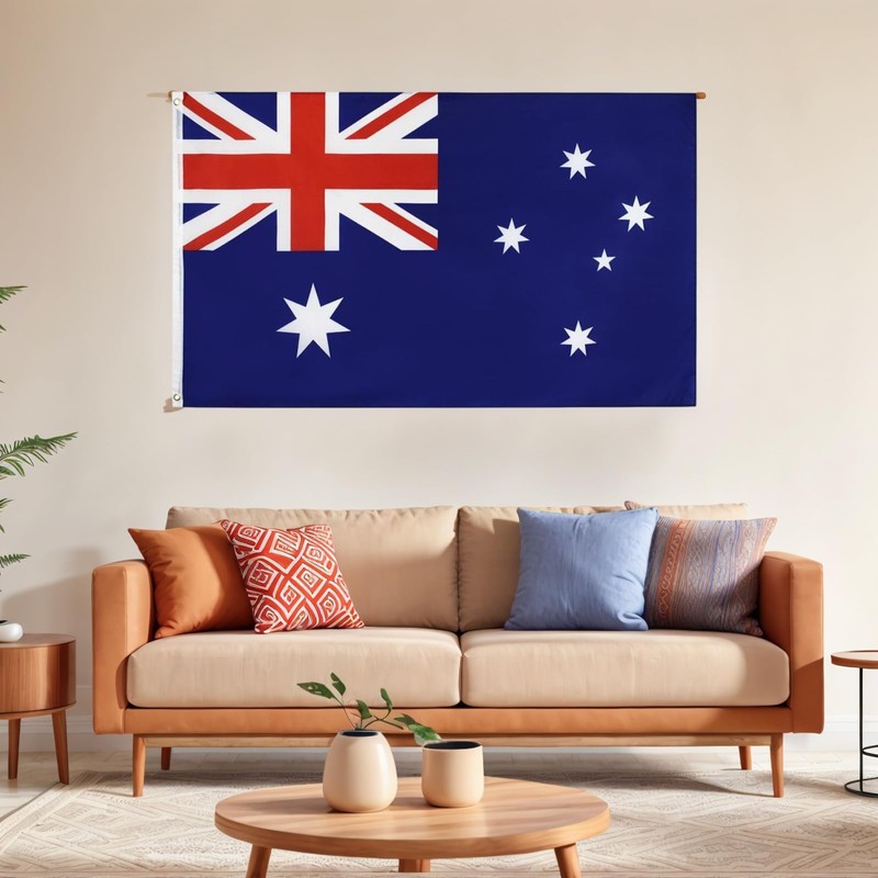 2 Pack 3 x 5 FT Australia Flags, Australian National