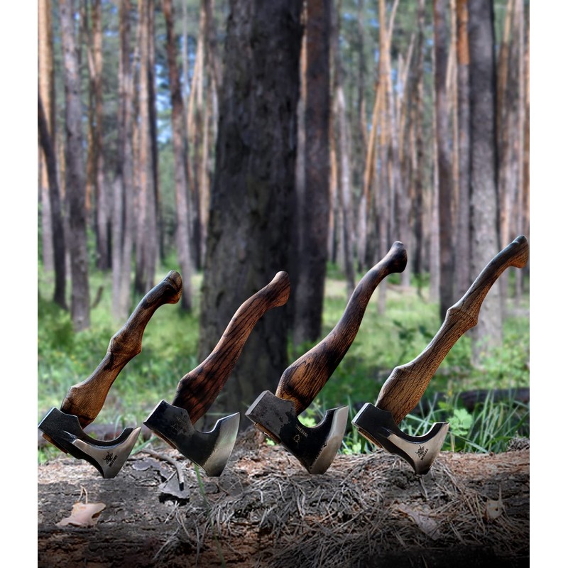 WICING Camping Axe - 21 inches Chopping Axe for Wood