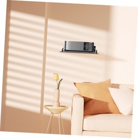 FELTECHELECTR Metal Floating Projector Shelf Router Wall Mount Wall Projector Stand Organizer Rack Sturdy Cable Box Holder
