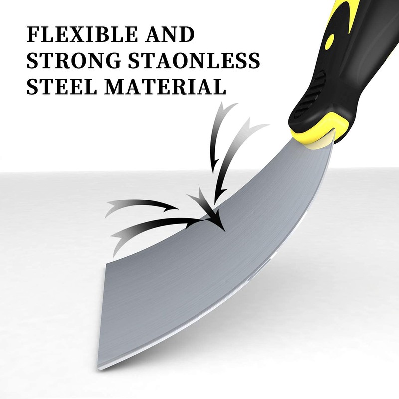DEKEones Putty Knife Scrapers, Spackle Knife, Metal Scraper Tool for