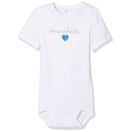 Sanetta Baby Boys' 321971 Bodysuit, (White 10), 6-9 Months