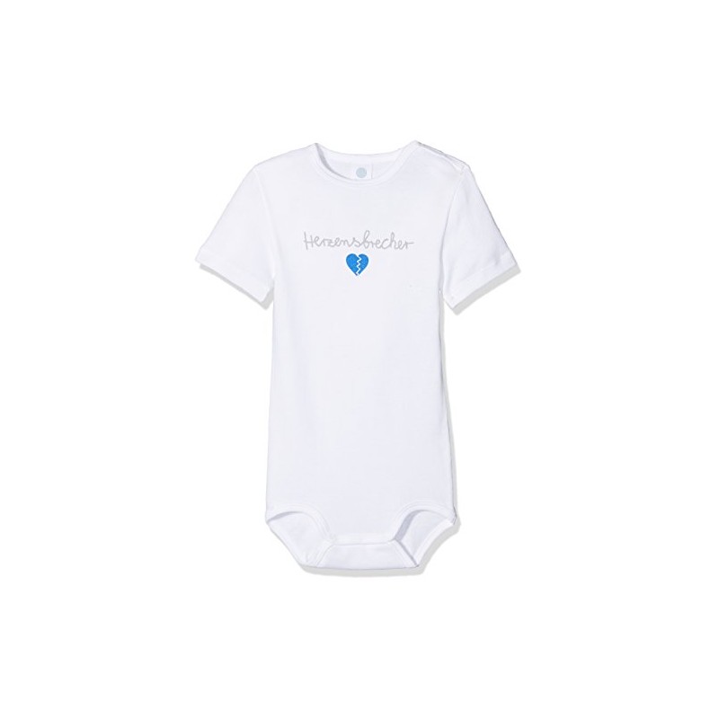 Sanetta Baby Boys' 321971 Bodysuit, (White 10), 6-9 Months