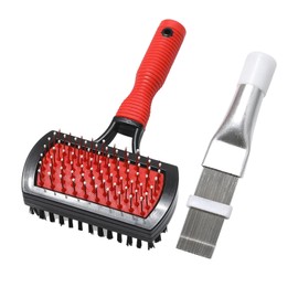 Air Conditioner Condenser Cleaning Brush - Refrigerator Coil Brush - Double Sided Brush and Fin Comb, Evaporator Radiator Repair Clean Tool