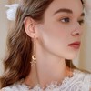 Tassel Moon Star Threader Drop Dangle Earrings for Women Elegant