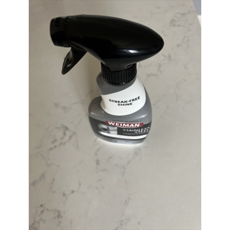 Weiman STAINLESS STEEL CLEANER & POLISH Clean Appliances Grill Ranges