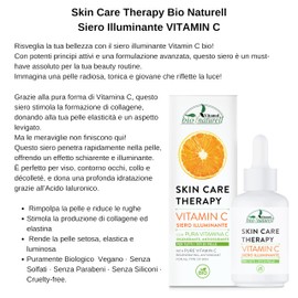 Vitamol Bio Naturell Aufhellendes Gesichtsserum mit regenerierendem Antioxidans Vitamin C für alle Hauttypen 30 ml.