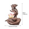 Faderr Backflow Incense Burner Buddha Incense Burner Ceramic Incense Cones
