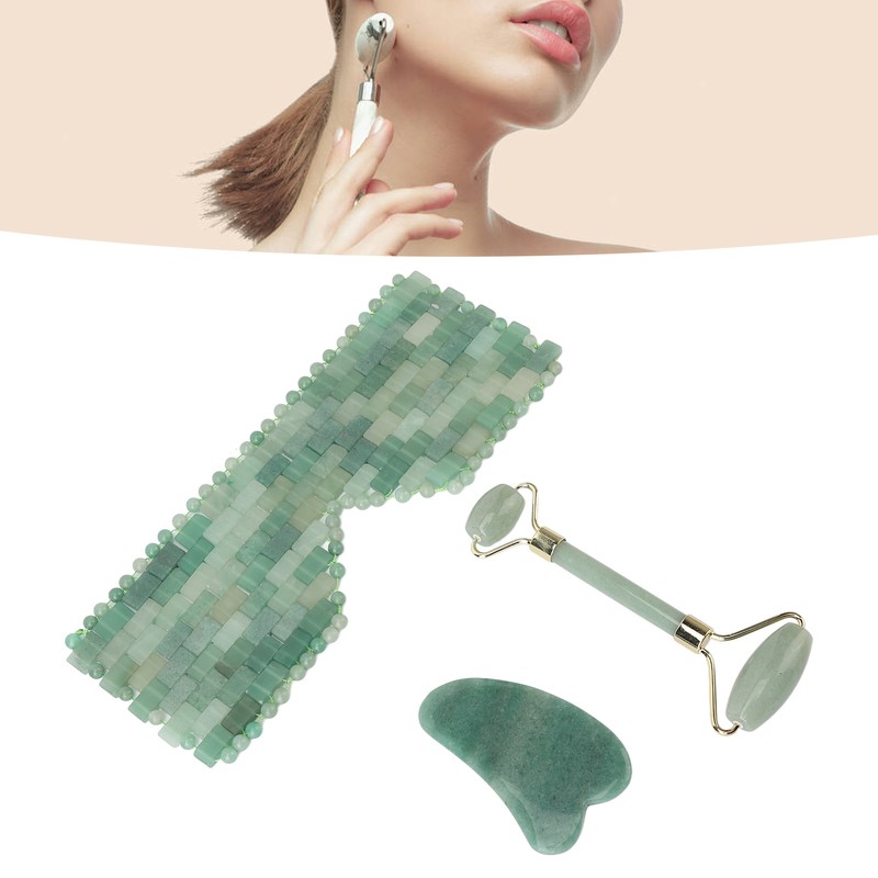 Jadestone Eye Pad Roller Cooling Relieve Puffiness Adjustable Jadestone Eye