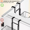 LUXEAR Over the Door Pantry Organizer, 6-Tier Adjustable Over the