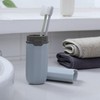 HAOHIZE Zahnbürsten-Reiseetui, tragbare Zahnbürstenhüllen, Zahnbürstenhalter, Kunststoff, Mehrzweck-Zahnbürstenbehälter, Aufbewahrungsbox für Reisen,