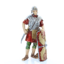 Moranduzzo Soldier Romano with Scudo, 13 cm, Multi-Colour