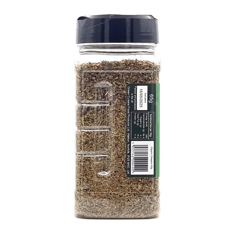 Organic Oregano | 65g | Certified Organic Dried Oregano Leaves