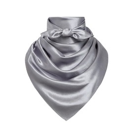 35" Cowboy Wild Rag - Solid Color Bandana & Bolo Scarf for Men/Women