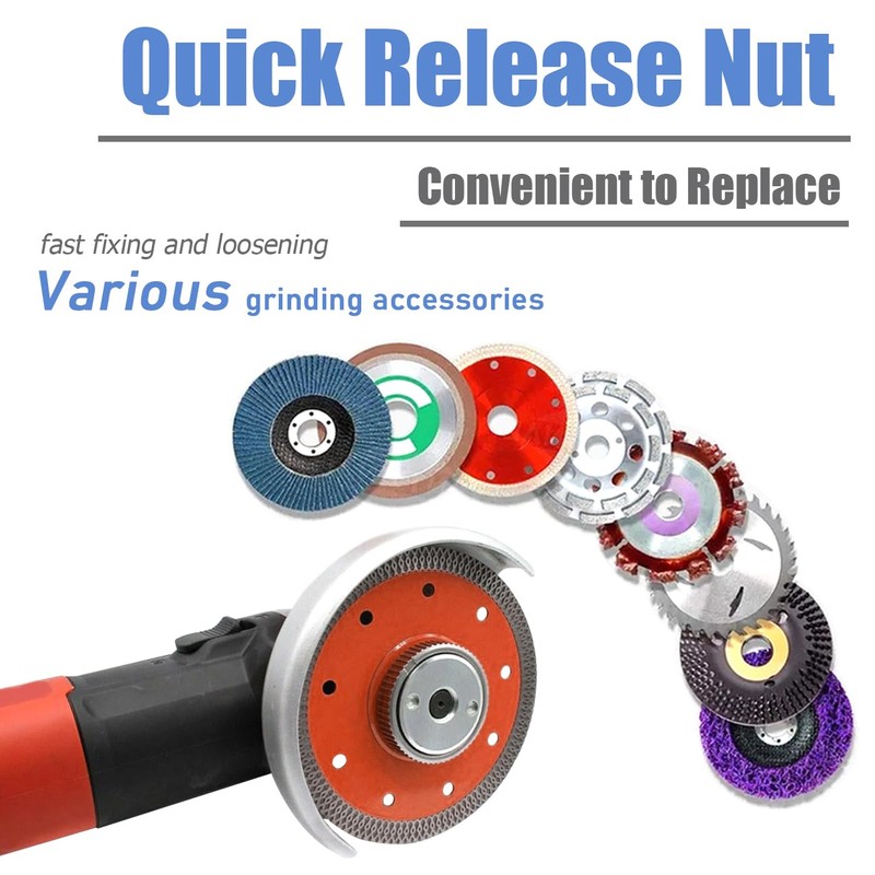 Mesee Quick Release Nut for Angle Grinder, M14 Angle Grinder