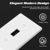 Decorator Wall Plate Toggle Light Switch Plate Outlet Cover,Unbreakable Polycarbonate