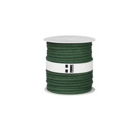 Hummelt® SilverLine Rope Cotton Cord (H) 8 mm 40 m Dark Green on a Roll