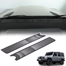 Tumukiw Dashboard Air Vent Cover Grille Panel Compatible with Ineos Grenadier 2020-2024 Stainless Steel Dashboard Air Outlet Anti-Blocking Mesh Cover Decoration Accessories