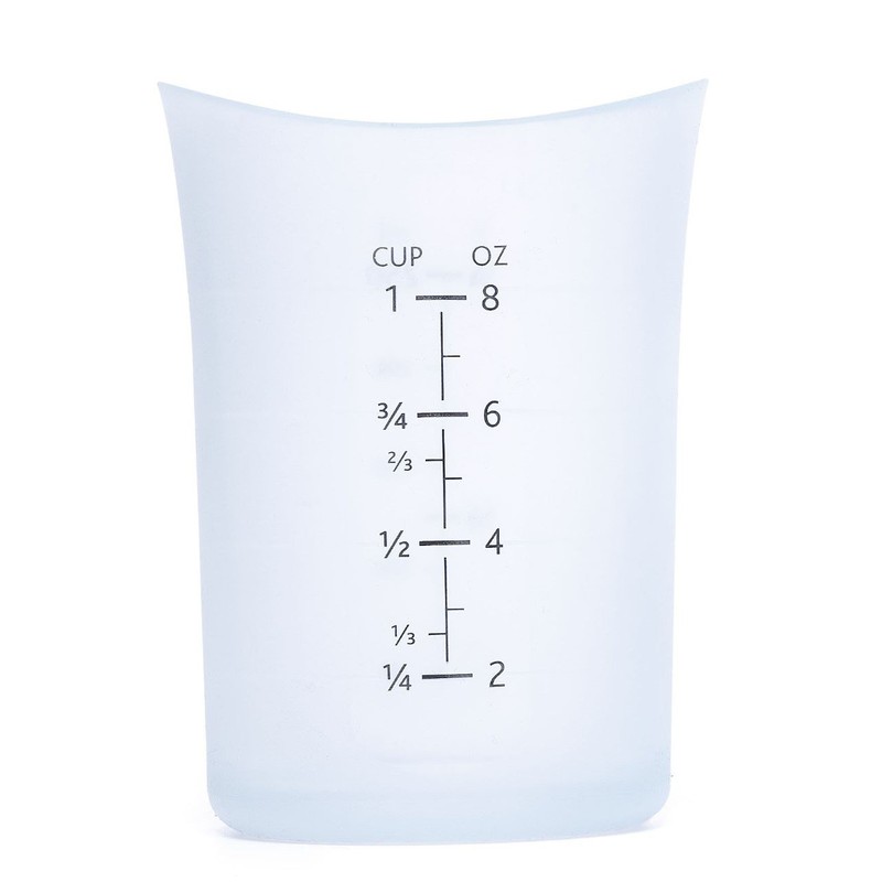 iSi Basics Silicone Flexible Measuring Cup, Clear, 1 Cup