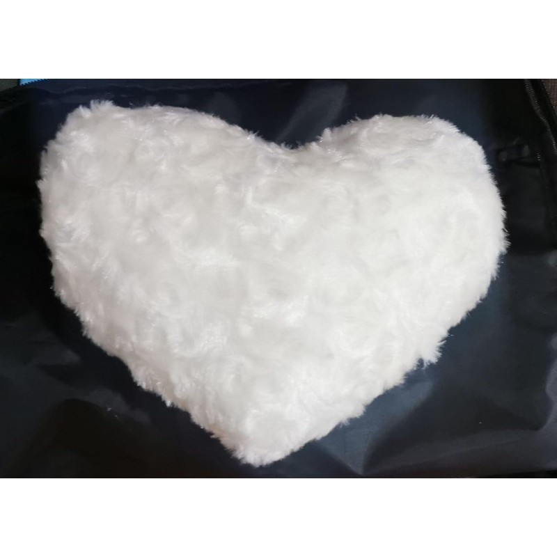 VX Plush Heart Shaped Mini Cushion 2pcs 20cm Decorative Pillow,
