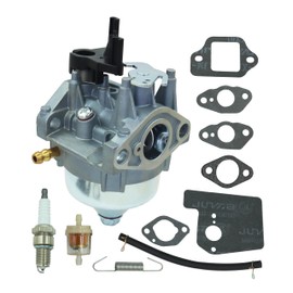GVC160 Carburetor Compatible with Honda GCV160LA0 GCV160LA1 HRR216K10 HRR216K11 HRR216K9 HRS216K5 HRS216K6 HRS216K7 Lawn Mower with Spark Plug Replaces 16100-Z8B-901