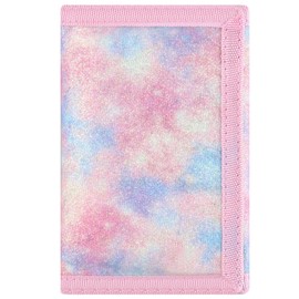Lamumu Kids Wallet, Little Girls Wallet for Kids, Small Kids Wallet for Girls Zipper, Teen Wallet for Teen Girls, Pink Wallet with Magic Sticker, Novelty Childrens Wallet with Coin Pocket