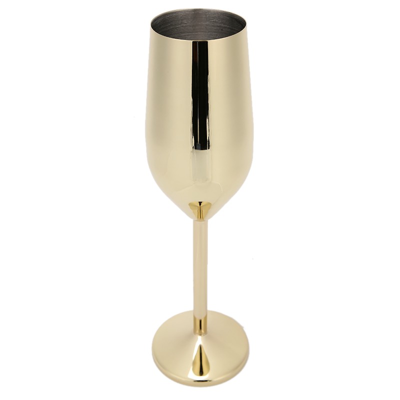 304 Stainless Steel Wine Goblet Champagne Glasses Drinking Cups 220ML