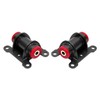 Motor mount kit, engine side, poly bushings, steel, LS only