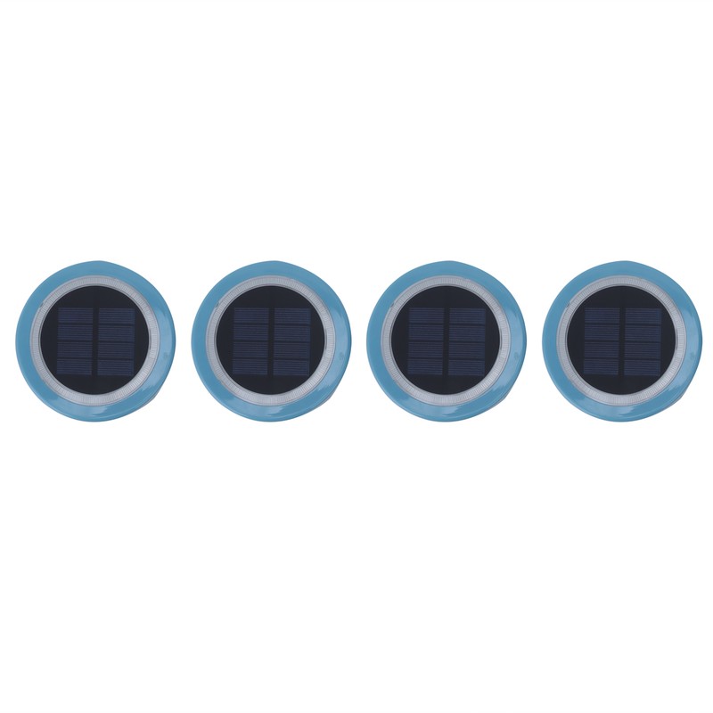 4Pcs Solar Floating Lights Waterproof LED Swimming Pool Lamp Solar
