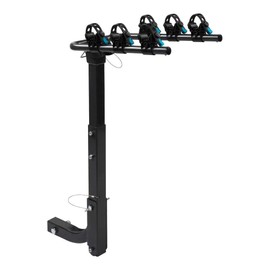 TRAPSKI 3-Bike Carrier Rack, Double Fold Design with a 2-inch Hitch Mount | Heavy Duty Steel Frame, Black | 3 Year Warranty | USA Veteran Owned Business