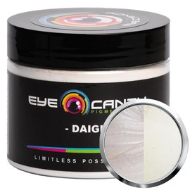 Eye Candy Pigments Premium White Mica Powder - Daigi (50gr) - for Epoxy, Resin, Soap, Paint, Woodworking, Acrylic Pouring, Bath Bombs, Fishing Lures - DIY Arts and Crafts Additive