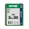 SPAX Wirox 8000000286896 Universal Screw, 3.5 x 30 mm, Pack