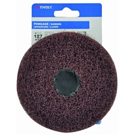 TIVOLY Xt10152015041 Abrasive Foam Wheel for Drill Diameter 12 x 13 mm Medium Grit Brushes